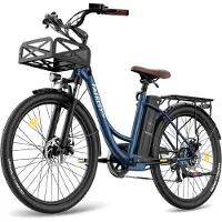 Fafrees F26 Lasting Elektrische Stadsfiets – 250W Motor, 36V 25Ah Accu, 140km Bereik, 26" Banden, 7 Versnellingen