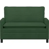 vidaXL Bank Jungle Groen 126 x 81 x 87,5 cm Stof