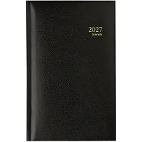 Brepols agenda 2027 - INTERPLAN [0.736] - LIMA - Zak agenda - 1 week op 2 pagina's - Weekoverzicht - Zwart - 9 x 16 cm