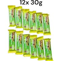 Elit Dubai Chocolade Reep met Kadayıf & Antep Pistachecrème – 12x30g Mini Voordeelpak | Luxe Gevulde Chocolade | Premium Snack & Cadeau