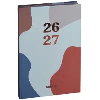 Brepols agenda 2026-2027 - Horizon COLOR CAMO - Schoolagenda - 1 week op 2 pagina's - Stevige omslag - Weekoverzicht - Mint groen - 14.8 x 21 cm