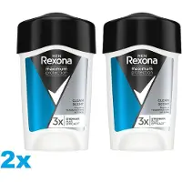 Rexona Men - Deodorant Stick - Maximum Protection Clean Scent - Anti-transpirant - 45 ml - Voordeelverpakking - 2 stuks