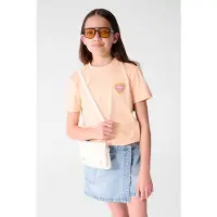 Shoeby T-shirt oranje Meisjes Katoen Ronde hals Effen - maat 110/116