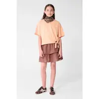 Shoeby T-shirt oranje Meisjes Katoen Ronde hals Effen - maat 158/164