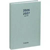 Brepols agenda 2026-2027 - Weekly Notes NATURE - Schoolagenda - 16 maanden - 1 week 1 pagina - Gebonden - Week & notes - Groen - 14.8 x 21 cm