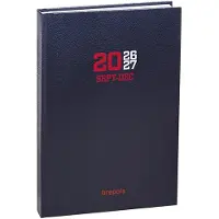 Brepols agenda 2026-2027 - Saturnus COLLEGE - Schoolagenda - 16 maanden - 1 dag per pagina - Gekartonneerde omslag - Dagoverzicht - Blauw - 13.3 x 20.8 cm