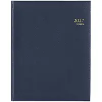 Brepols bureau agenda 2027 - CONCORDE [0.240] - LIMA - Bureau agenda - 1 week op 2 pagina's - Weekoverzicht - Blauw - 21 x 27 cm