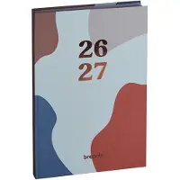Brepols agenda 2026-2027 - Student COLOR CAMO - Schoolagenda - 1 week op 2 pagina's - Stevige omslag - Weekoverzicht - Mint groen - 9 x 16 cm