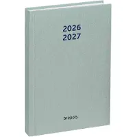 Brepols agenda 2026-2027 - NATURE - Schoolagenda - 1 dag per pagina - Gekartonneerde omslag - Dagoverzicht - Groen - 11.5 x 16.9 cm