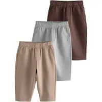 Next Broek beige / donkerbruin / grijs