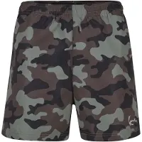 Karl kani Zwemshorts chocoladebruin / pastelgroen / zwart / wit