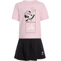 Adidas Trainingspak 'Disney Minnie Maus' rosa / zwart / wit