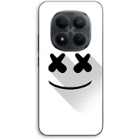 MANIACASE Telefoonhoes - - Xiaomi Redmi Note 15 Pro 5G - Silicone TPU - Marshmello Electro Ghost - Zwart
