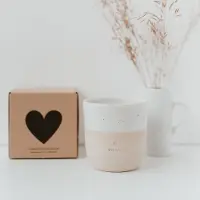 Eulenschnitt Mok - Mama - Zonde oor - Tas - Aardewerk - Handgemaakt - Servies - Decoratie - Geschenk - Cadeau - Koffie - Thee - Origineel Cadeau - Uniek - Vrienden - Koffietas - Moederdag