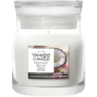Yankee candle - Coconut Beach Small Jar Geurkaars - tot 30 branduren