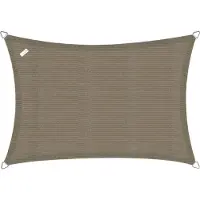 Buitenkado Schaduwdoek rechthoek 2x2.5 - Beige wit