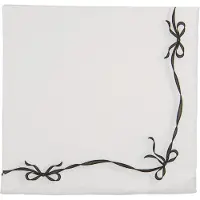 Clayre & Eef Servetten Papier Set van 20 33x33 cm Wit Papier