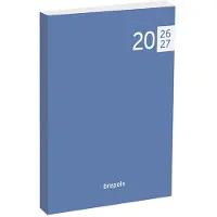 Brepols agenda 2026-2027 - Student VENETO FLEXI - Schoolagenda - 1 week op 2 pagina's - Soepele omslag - Weekoverzicht - Blauw - 9 x 16 cm