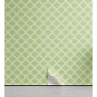 Abakuhaus Geometrisch aftrekbaar en zelfklevende behang voor thuis, zelfklevende woonkamer-keukenaccent, 33 cm x 90 cm, pastelgroen