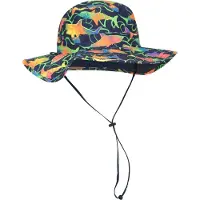 Mountain Warehouse Kinder/Kids Bedrukte Waterbestendige Zonnehoed (Marine)