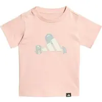 Adidas Tiro_nster Graphic T-shirt Met Korte Mouwen Roze 24 Months-3 Years Kinderen