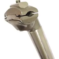 Humpert Zadelpen Vast 25,4 x 350 mm Aluminium Zilver