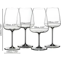 Riedel Wijnglazen Set Winewings - Carbernet, Pinot Noir, Sauvignon Blanc & Chardonnay - 4 stuks