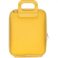 Bombata Synthetic case - - 35x26x5 cm - Mosterdgeel - Uni - Unisex - 1 jaar garantie - Etuis