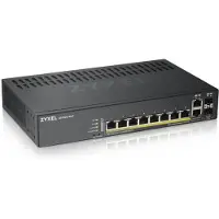 Zyxel GS1920-8HP V2 Smart Managed Switch 8x Gigabit Ethernet (8x PoE+, max. 130 Watt), 2x GbE/SFP Combo