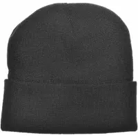 Benson Warme Beanie Muts - Zwart