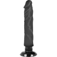 BaseCock | Realistic Vibrator 2-1 Black 20cm