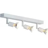 Fantasia Rune 3 Balk 832970 - GU10 LED 5W - dimbaar - mat wit