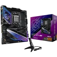 Asrock X870E Nova WiFi Moederbord Socket AMD AM5 Vormfactor ATX Moederbord chipset AMD X870E