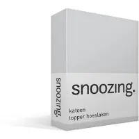 Snoozing katoen topper hoeslaken