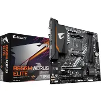 Gigabyte B550M AORUS ELITE Moederbord Socket AMD AM4 Vormfactor Micro-ATX Moederbord chipset AMD B550