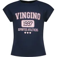Vingino Shirt 'Houla' donkerblauw / mauve