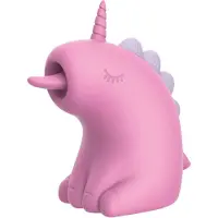 ER - Cupcake Unicorn - 360° Roterende Tong Massage - Roze