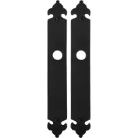 GPF bouwbeslag GPF Langschild 291x41x4mm blind smeedijzer