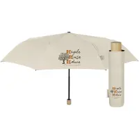 Perletti Beige opvouwbare paraplu van