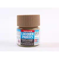 Tamiya Hobbyverf Enamel verf - LP-76 Yellow Brown DAK - Matt - Lacquer Paint - Verf potje - 10 ml