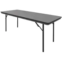 Bolero Inklapbare tafel zwart - 183cm