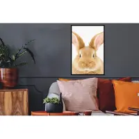 PosterMonkey Poster in fotolijst kind - Schilderij voor kinderen - Kinderen - Konijn - Kind - Meisjes - Jongens - Decoratie kinderkamers - Kinder decoratie - 40x60 cm - Schilderij voor kinderen