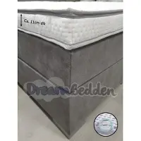 Bamboo Micropocketvering Topper 140x220 HR55 schuim ca. 12 cm dik Medium.