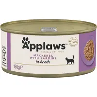 Applaws Makreel & Sardine - Kat - Natvoer - 24 x 156 gr