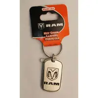 Plastico Sleutelhanger Dodge ramkop - Dodge keyring - Automerk sleutelhanger Dodge - licentie sleutelhangers van automerk Dodge