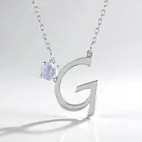 Cavill - Zilveren Halsketting - 925 Sterling Zilver Geplatineerd - Regenboog Maansteen 0,385 ct Rondgeslepen - Modern Elegant Indiaas Sieraad