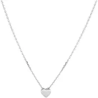 Trendjuwelier huiscollectie 1332360 Zilveren Ketting Hart 1,1 mm 41 + 4 cm