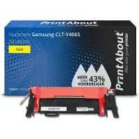 PrintAbout Huismerk Samsung CLT-Y406S (SU462A) Toner Geel