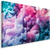 Karo-art Schilderij - Kleurrijk Abstract, Multikleur, Premium Print
