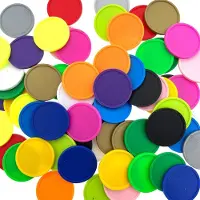 Combicraft Blanco munten / Consumptiemunten Blauw - Ø29mm - 100 stuks